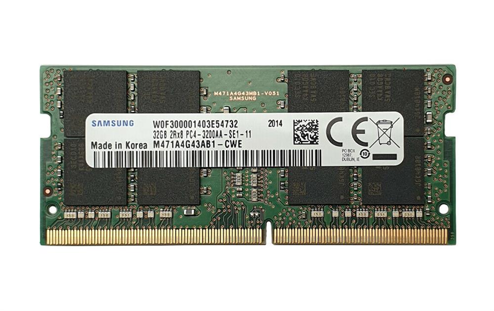 M471A4G43AB1-CWE的三星DDR4 3200 32GB筆記本內(nèi)存條評測縮略圖